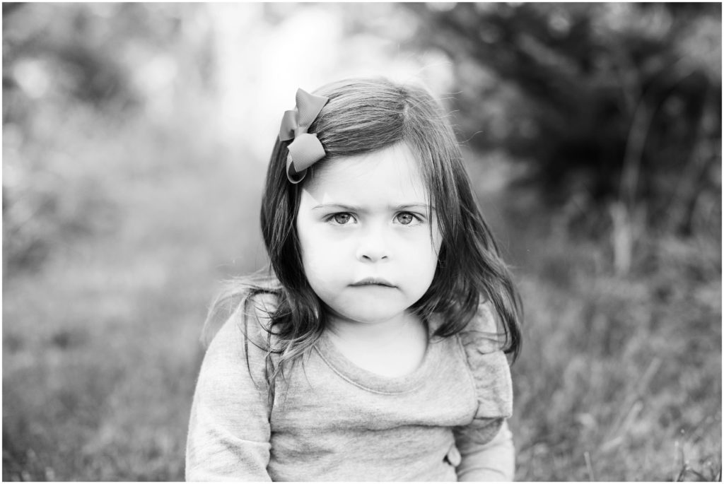 girl pouting at camera | boston family photographer