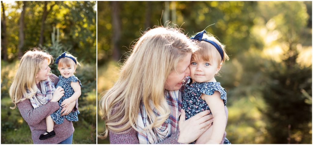 mother hugging baby girl | stow family photographer