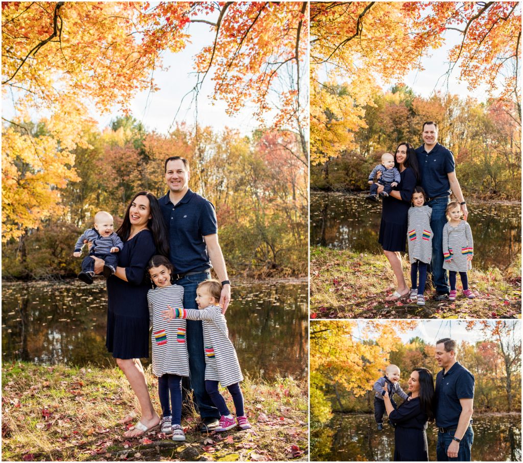 family-in-autumn-leaves-boston-portrait-photographer
