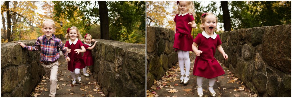 kids-jumping-on-bridge-autumn-portrait-photography