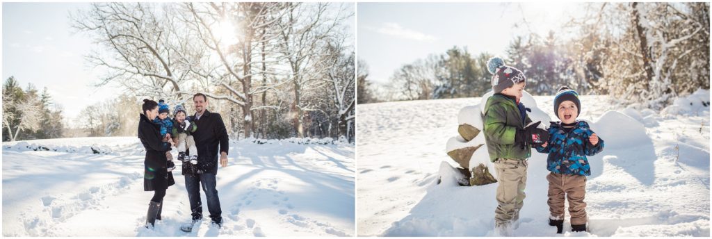 family-in-snowy-field-boston-family-photographer