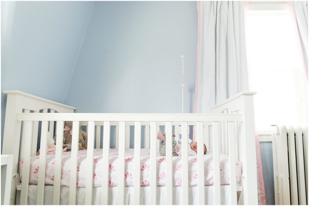 white-crib-in-girl-nursery-boston-newborn-photography