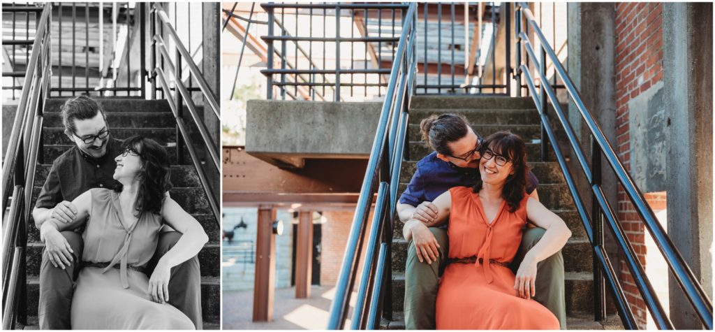 couple-on-industrial-stairs-boston