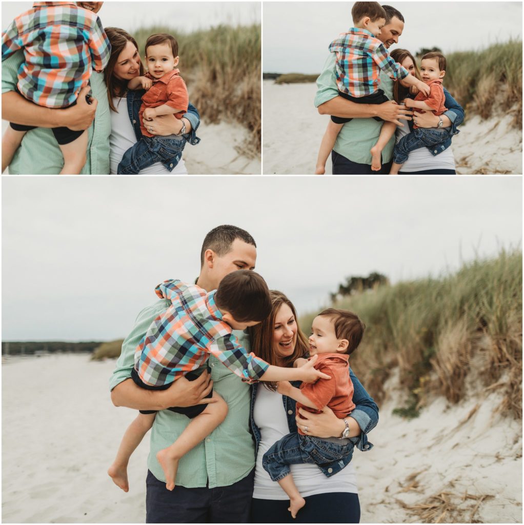 family-tickling-on-beach-massachusetts-family-photographer