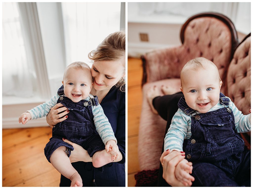 mother-with-son-in-blue-overalls-boston-family-photographer