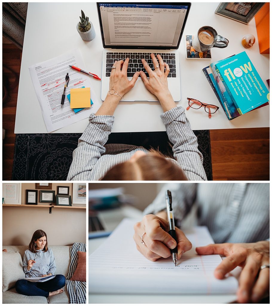 flat-lay-writers-desk-personal-branding-photography