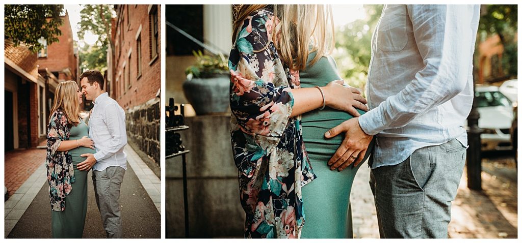 baby bump pictures on beacon hill in boston