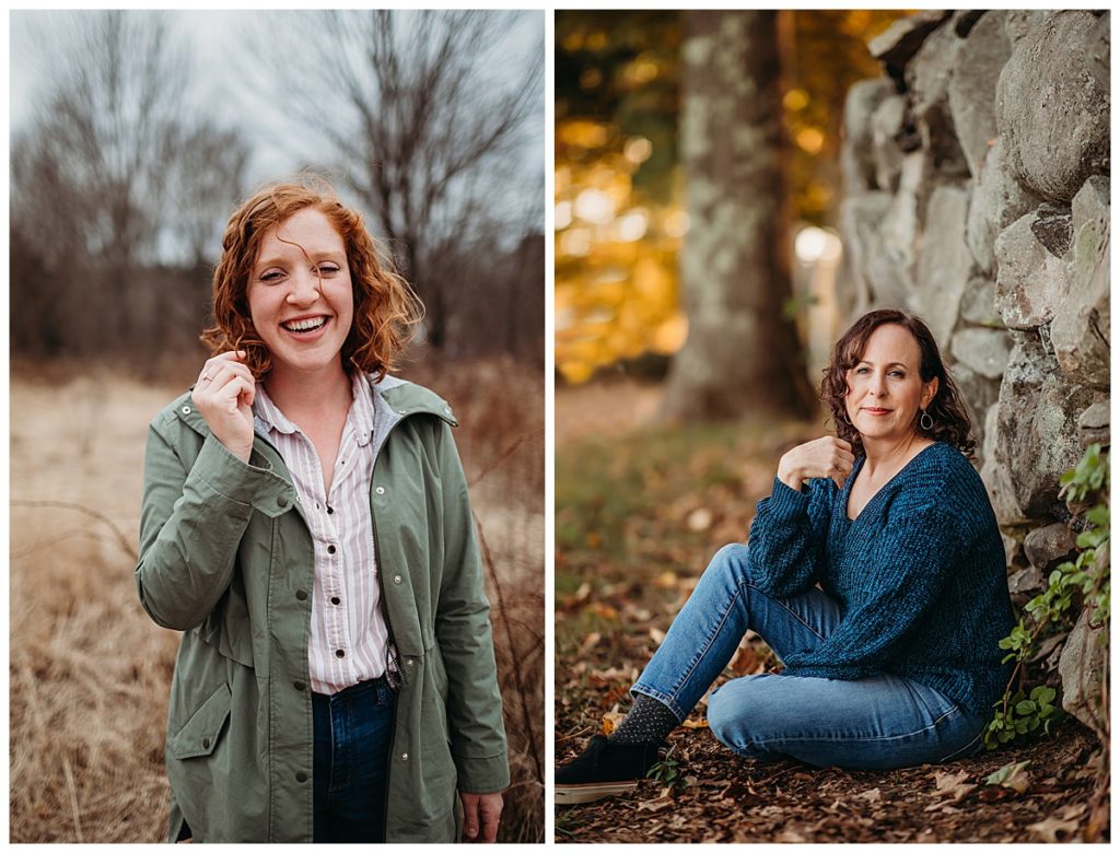 women with outdoor headshot portraits for personal branding 