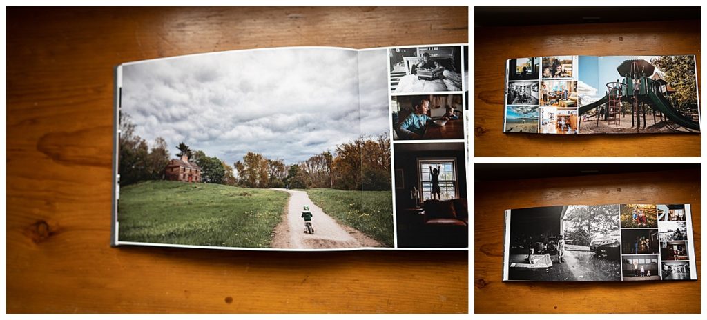 printing your 365 project album spreads