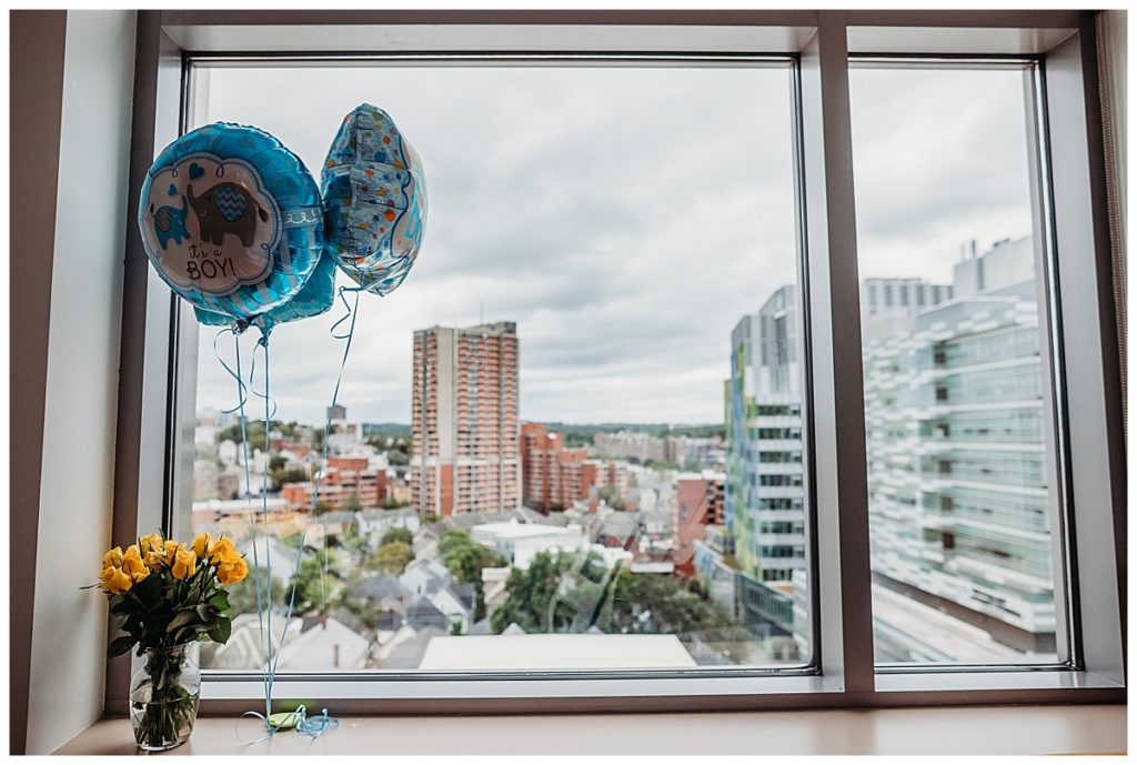small space view from a hospital window in boston massachusetts