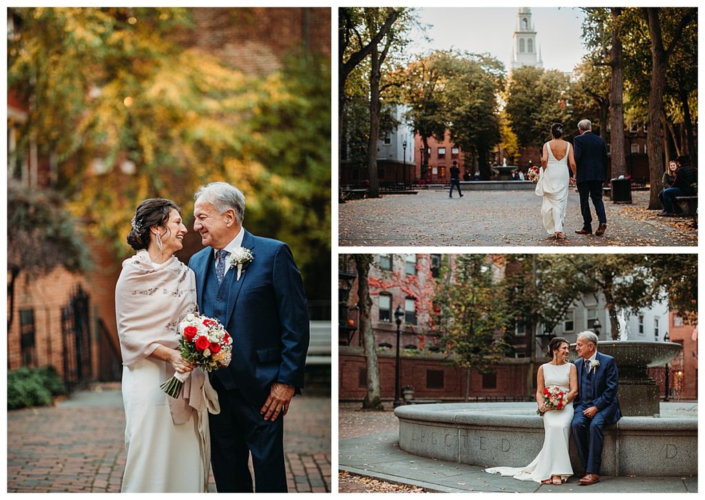boston elopement photography by old north church