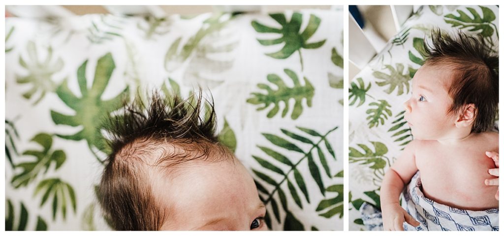 baby with faux hawk wins client superlative for best hair