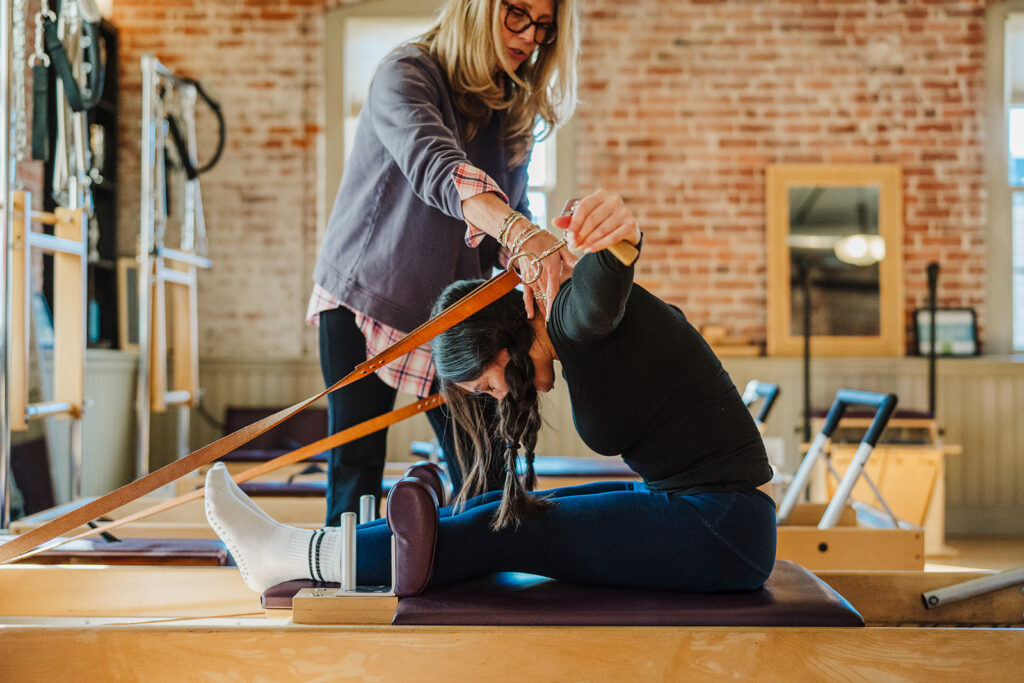 brand photos for a pilates studio